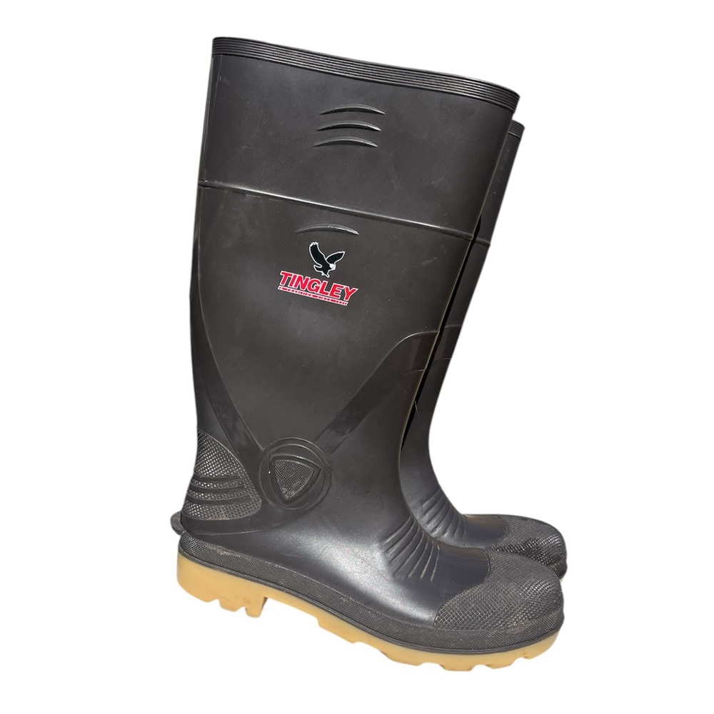 Tingley Rubber Boots Steel Toe Knee High 8 Men